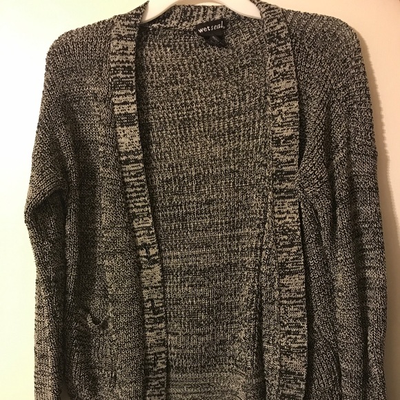 Wet Seal Grey Cardigan Size Medium - Picture 1 of 4